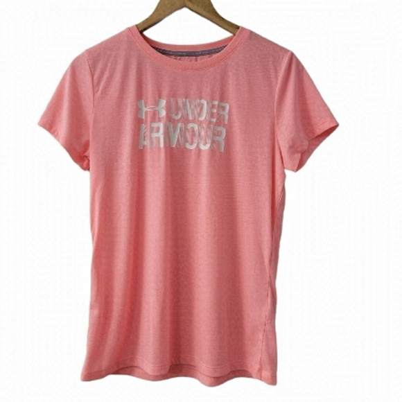 Pink Under Armour HEATGEAR Soft Lightweight  t-shirt Size M - Picture 1 of 7
